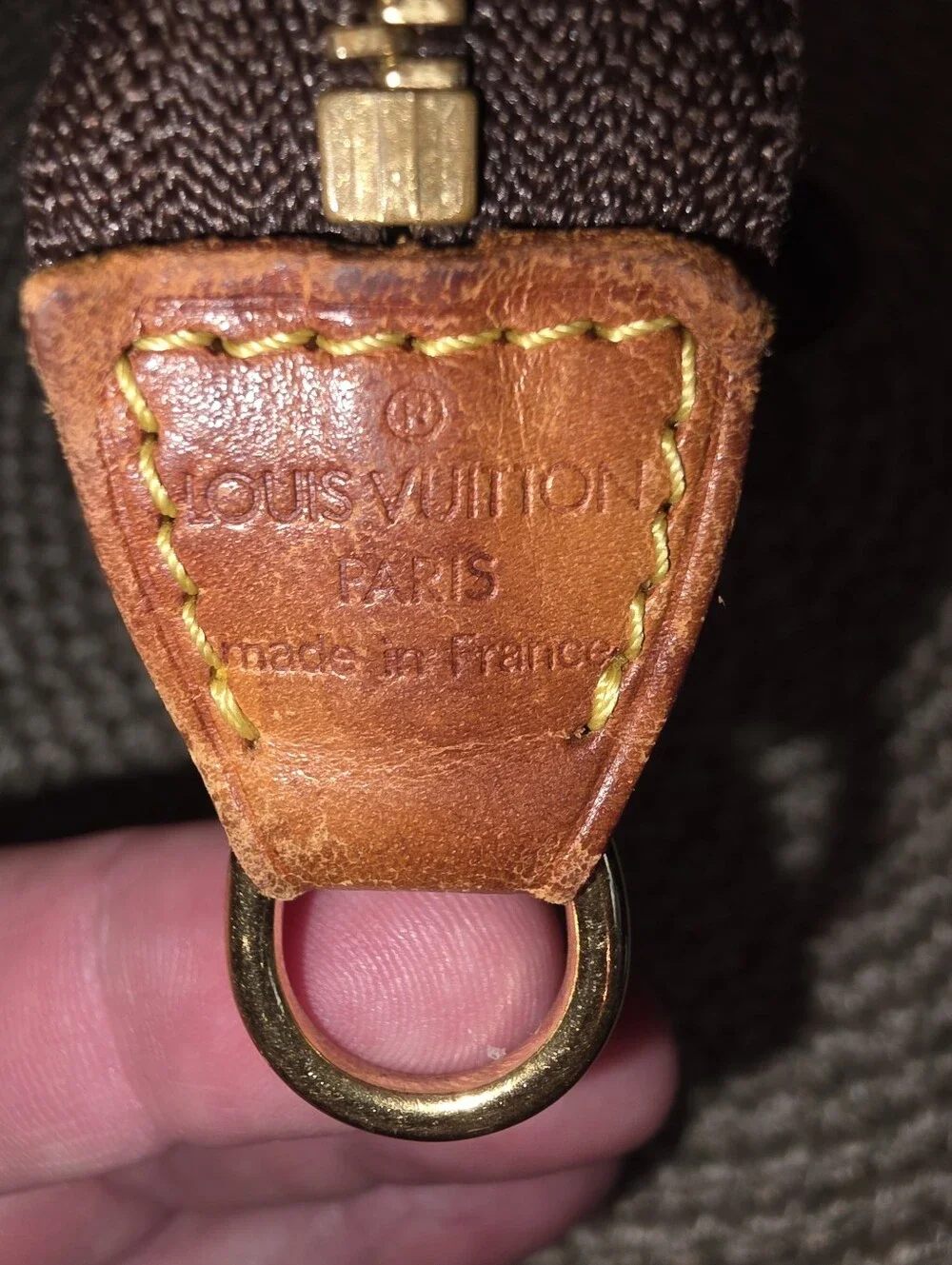 Pre-loved Authentic Louis Vuitton Monogram Mini Pochette Accessories